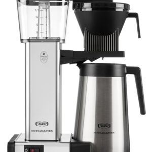 MOCCAMASTER KAFFIVÉL THERMO AUTOMATIC POLISHED SILVER