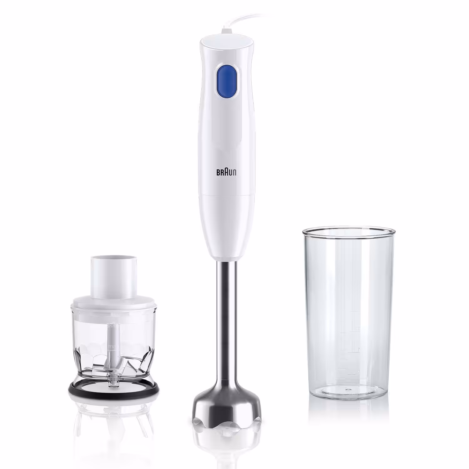 Braun töfrasproti MultiQuick 1 m/hakkara – Hvítur